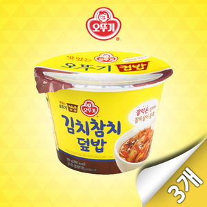 [오뚜기] 맛있는 오뚜기 컵밥 김치참치덮밥 310g x 3개